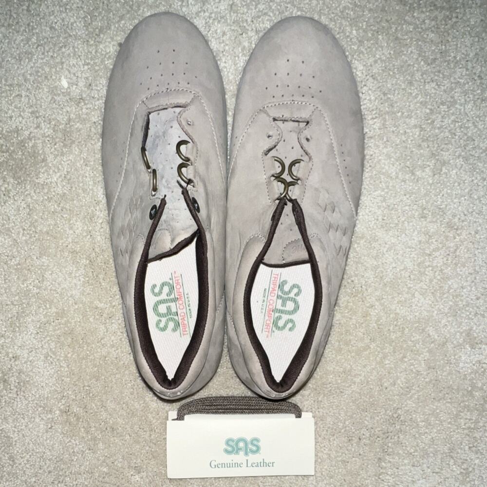 SAS Free Time Walking Shoes Women's 10.5 N Narrow‎ Taupe Leather NWOB USA Made